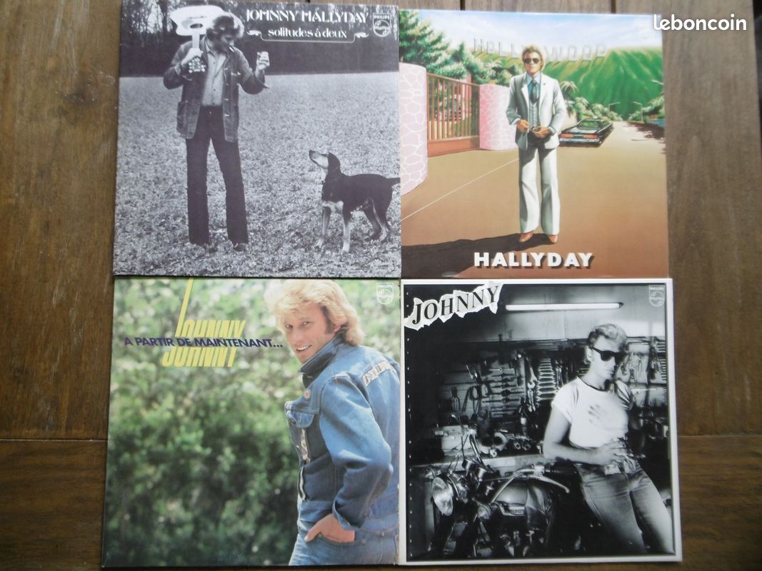 Johnny Hallyday Vinyles 33t de 78 à 89 (image 1)