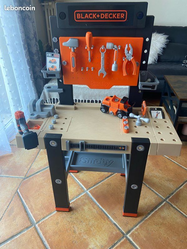 Smoby - Black+Decker - Etabli Bricolo Center - Jouet Bricolage Enfant (image 1)