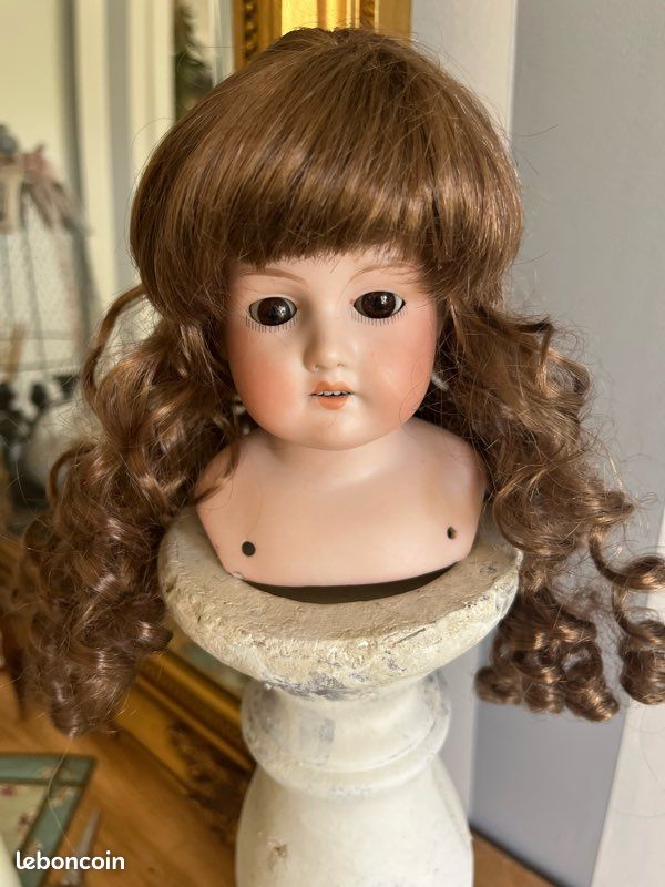 Perruque poupée ancienne-AliExpress