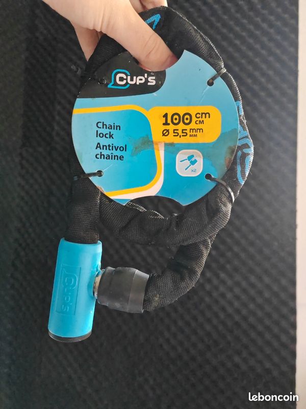 Antivol Chaîne neuf (Vélo, trotinette, moto, etc) (image 1)