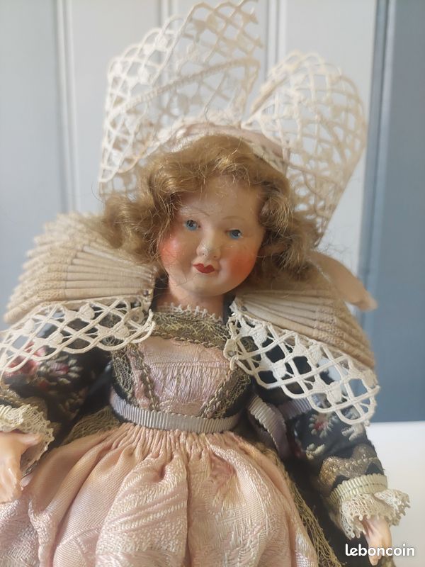 Lot De Petites Poupées Anciennes Petitcollin En Celluloïd - France Années 1960 - Mini Mannequins