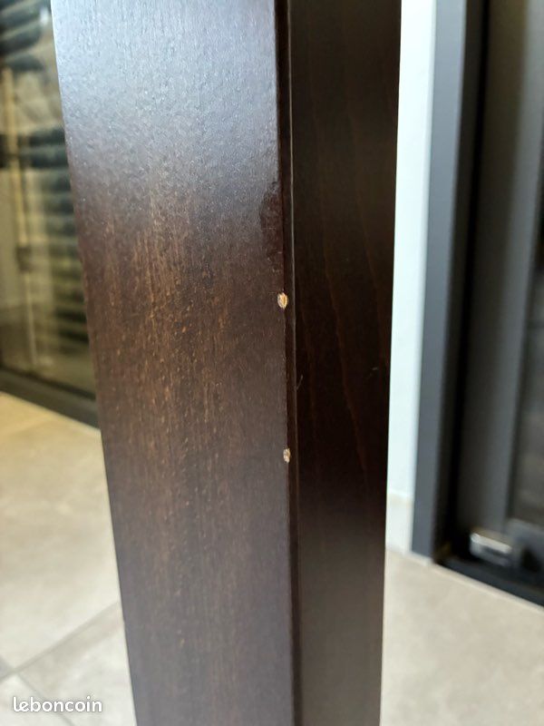 Table Fly bois wengé 90x120cm extensible (image 4)