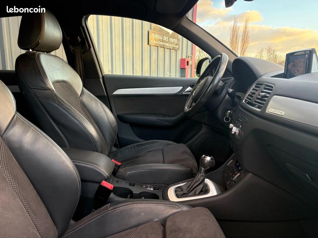 Audi Q3 2.0 TDI 184cv QUATTRO S-TRONIC FACELIFT CUIR GPS LED BVA 2018 (image 7)