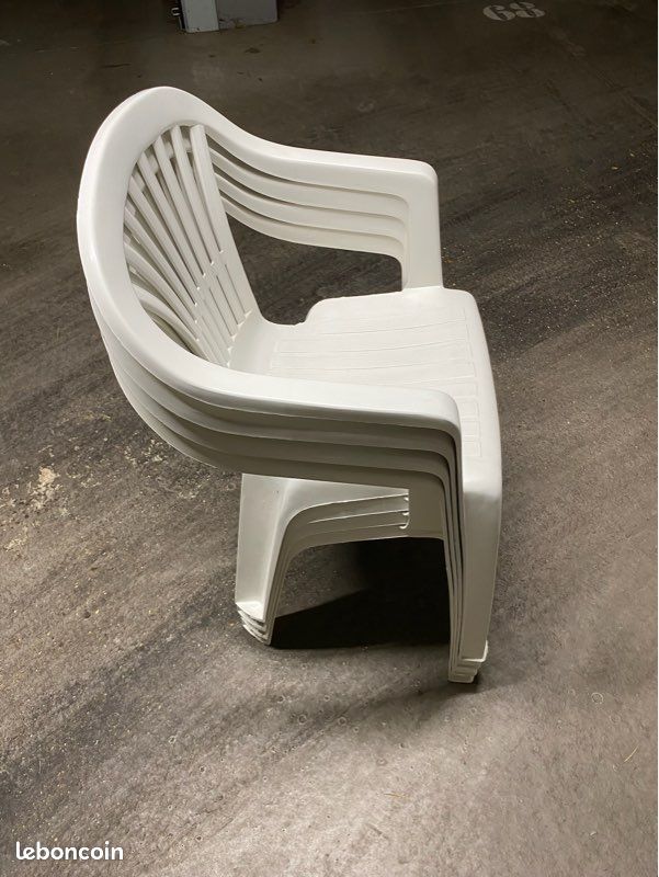 Chaise jardin plastique (image 7)