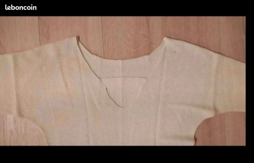 Petit pull coton lin Caroll neuf (image 3)