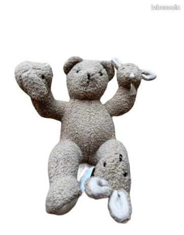 Teddy Bear Starck – Peluche 1ère édition – Moulin Roty – Collector Rare – Neuf – Pour Collectionneur Adulte