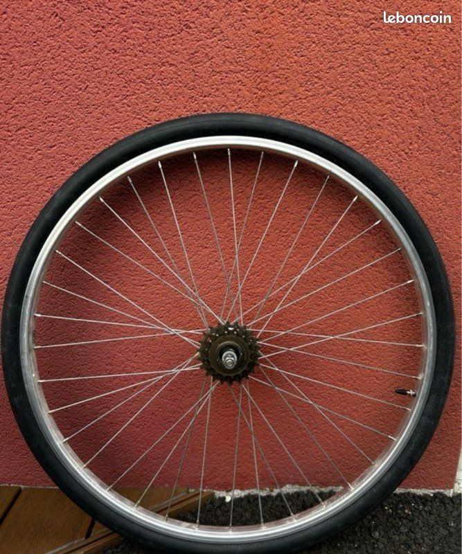 Roues 650B Alu Pour Vélo Ancien - Années 1945-55 - à Restaurer