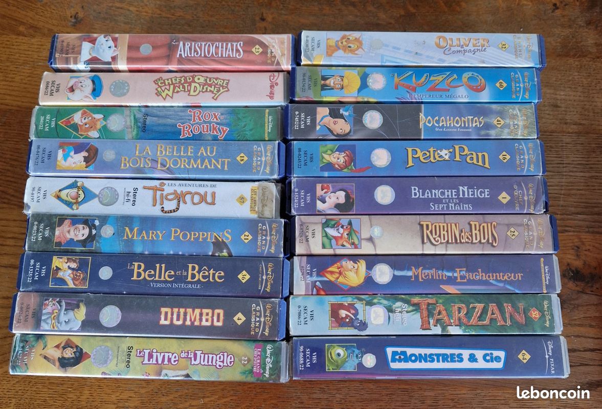 Cassettes VHS Disney (image 1)