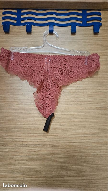 Culotte L en dentelle rose ancona lingerie lin48 (image 3)