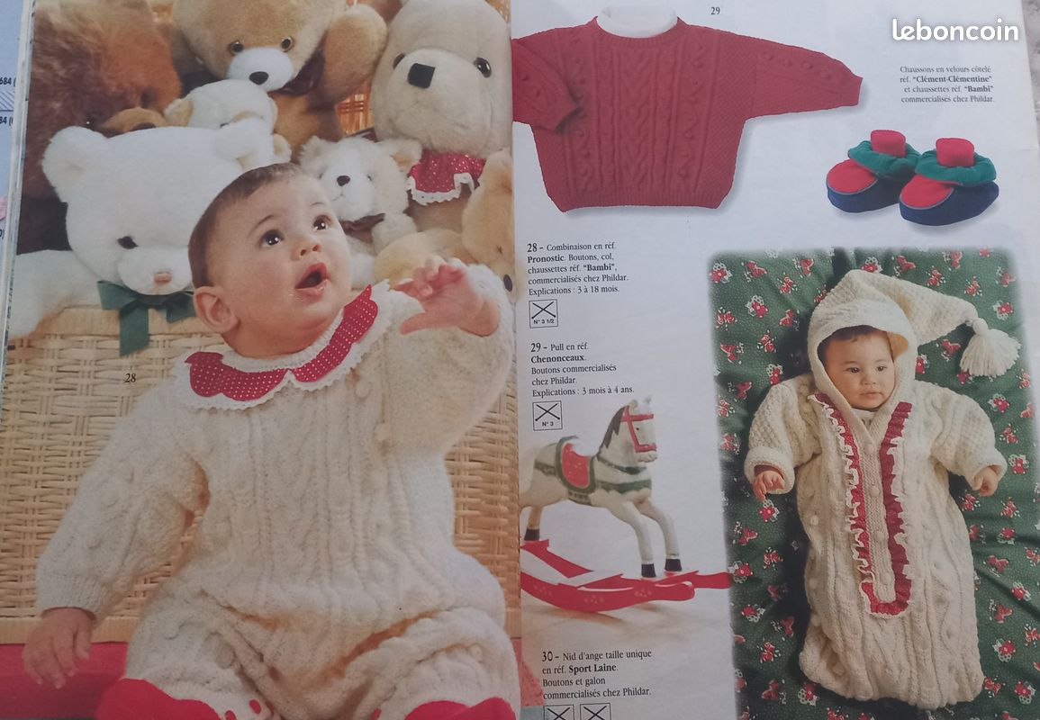 Catalogue Ancien Phildar N°144 Layette Bébé - 1987 - Occasion