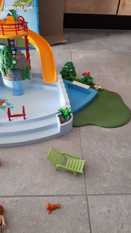 Accessoire Playmobil : Douche Sur Socle D'occasion - Thème City Life / Maison