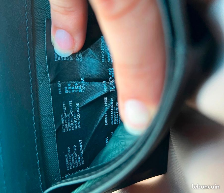 💳 PAIEMENT X4 : Portefeuille Lacoste en cuir noir - Très bon Etat (image 16)