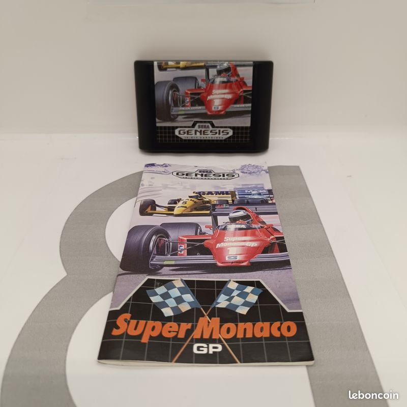 Jeu Super Monaco GP Pour Sega Genesis - Complet (Boîte, Notice) - Bon État - Officiel SEGA