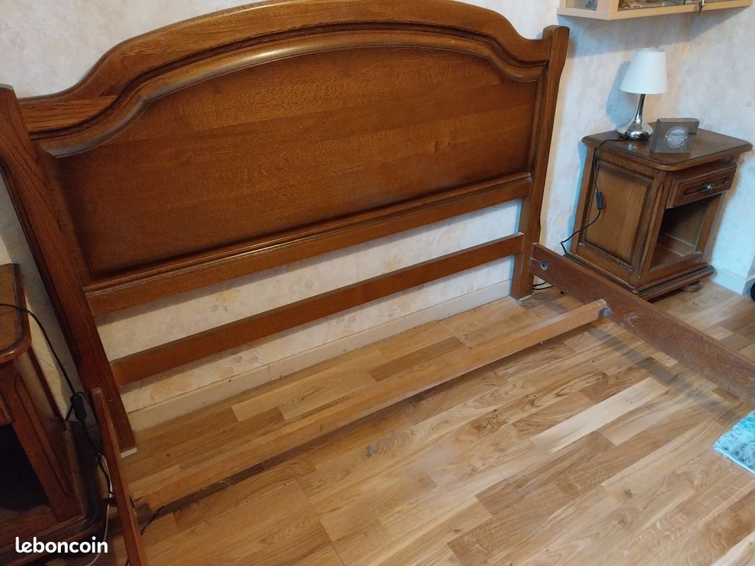 Vend ensemble lit + armoire +tables de chevet (image 4)