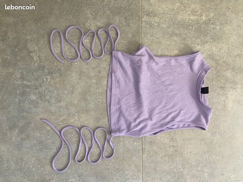 T-shirt violet SHEIN xs (image 2)