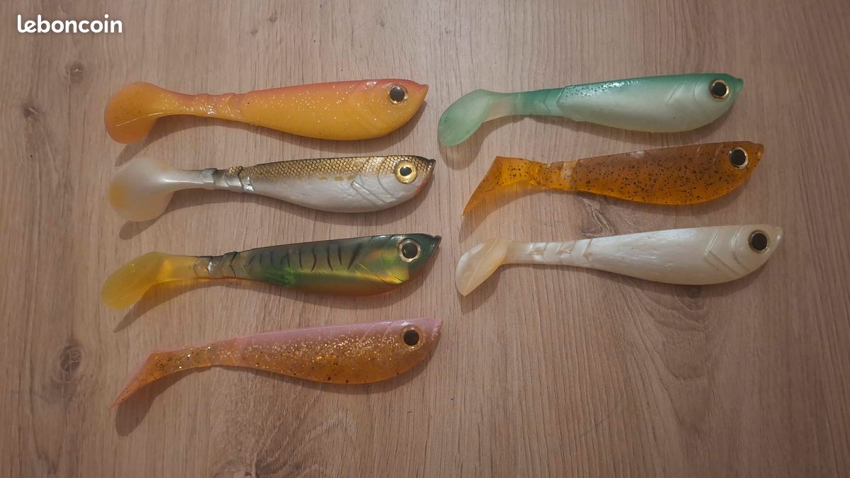 Kit Leurres Pêche Berkley - Jig Minnow Dark Water - Pour Perche Et Sandre Powerbait Parfumé