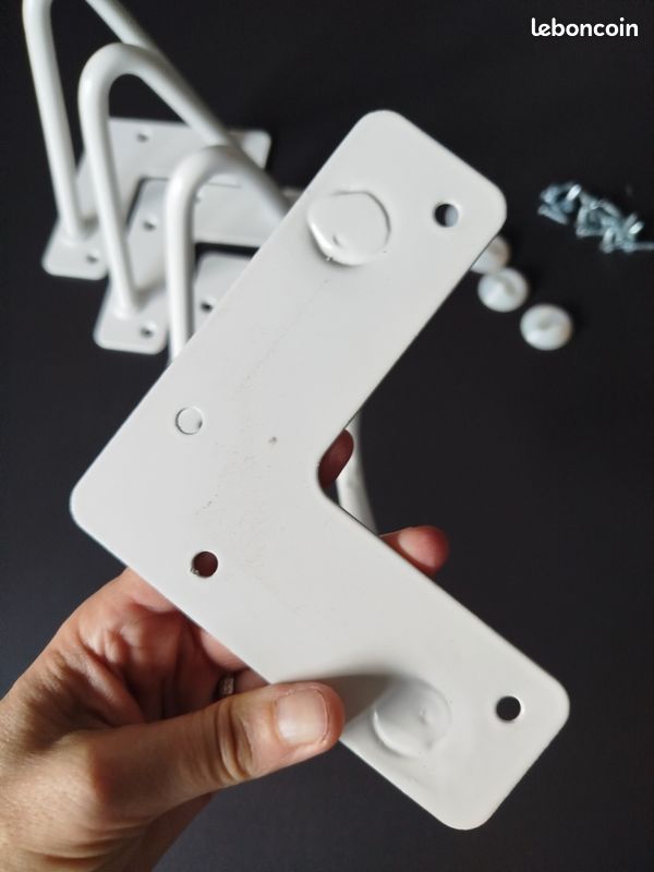 Drenky Lot De 4 Pied De Meuble Bois Pied De Lit 25 Cm Pied Table Basse