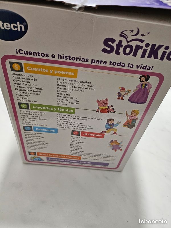 VTech StoriKid Rose – Conteur D'Histoires Interactif, Projection Animée, Veilleuse, 80 Contenus, 3-8 Ans, Français