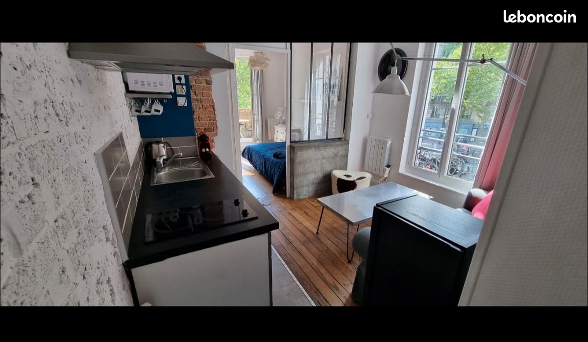Appartement 2 pièces 21 m² · à Paris · 21 m² · 1 200 €/mois