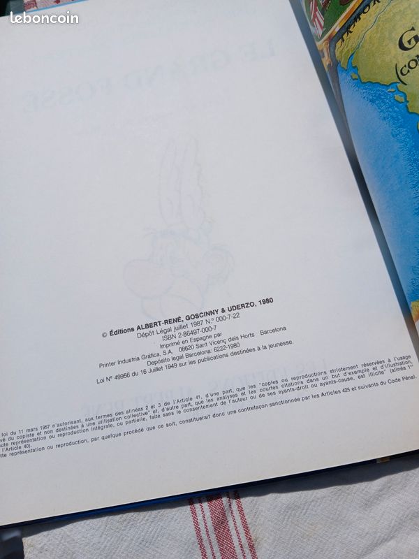 Bd Astérix- lot d'albums- 2 eo (image 8)