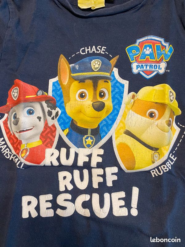 Tee shirt manches courtes Pat Patrouille (image 3)