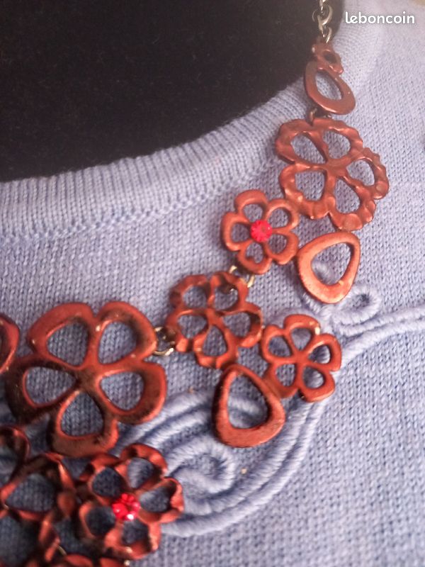Collier femme tres original .et rare (image 10)