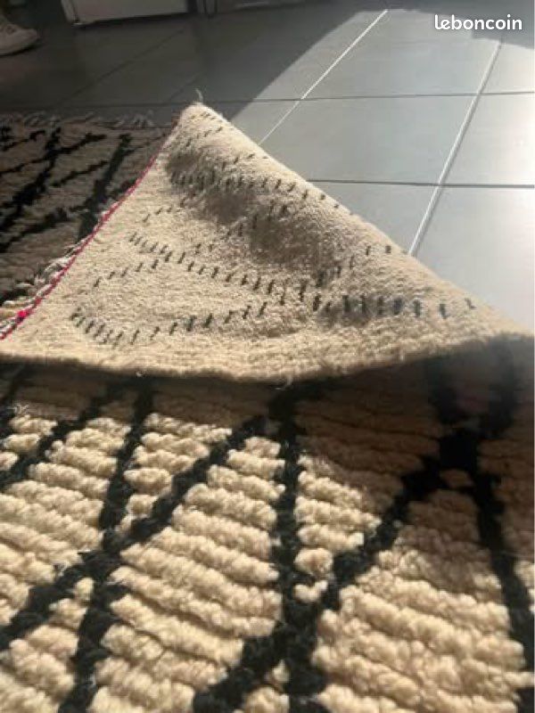 Tapis Berbère 100 X 275 Cm - Neuf Jamais Utilisé, En Coton Et Microfibre, Multicolore