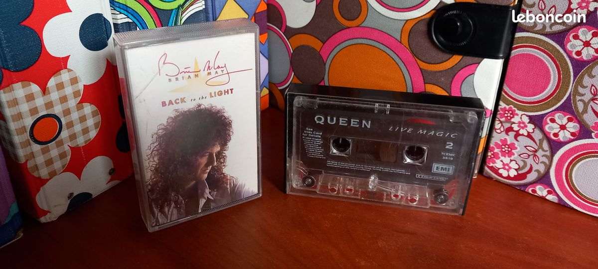 2 Cassettes audio vintage. Queen - Brian May. Testées (image 1)