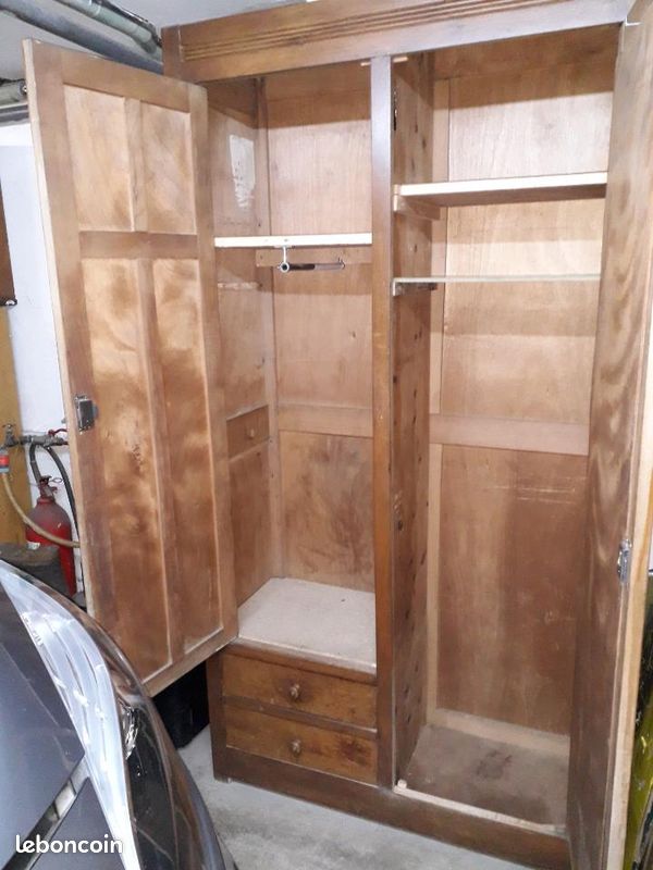 Armoire parisienne bois véritable (image 3)