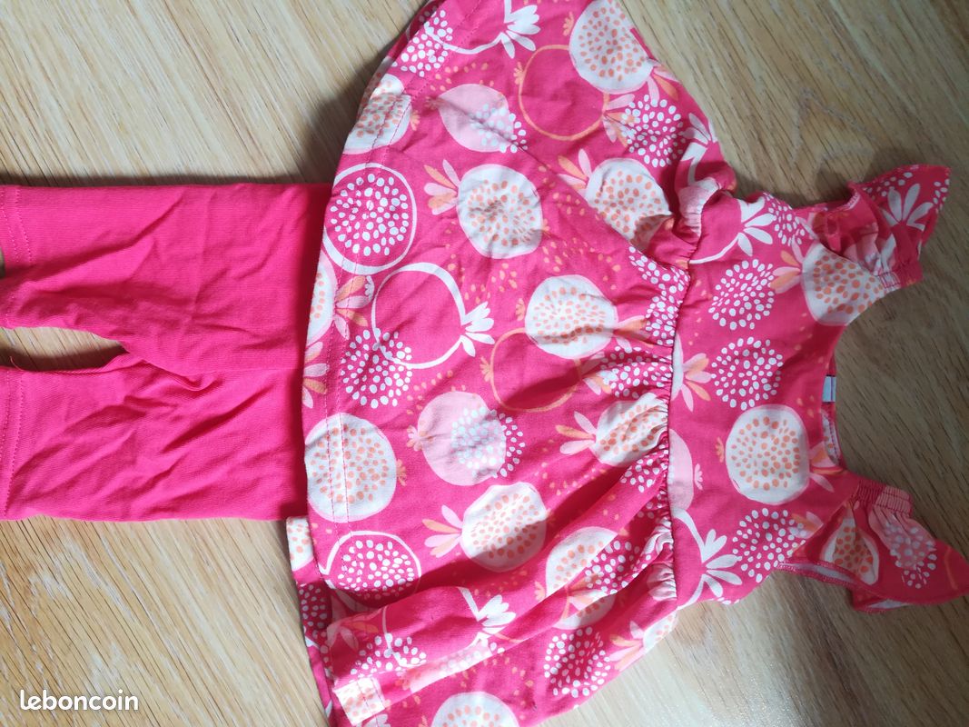Ensemble robe/tunique legging 3mois neuf (image 2)