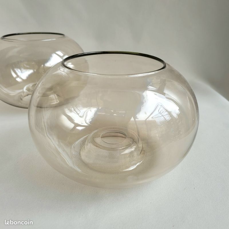 Globes en verres fumés Geatano Sciolari (image 2)