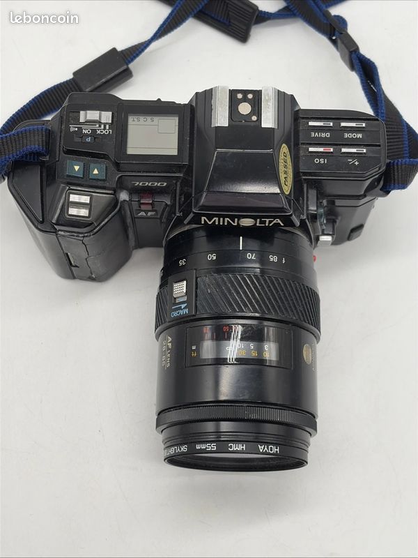 Ensemble Photo Minolta 7000 Argentique + Zoom 28-85 + Flash 2800 AF - Occasion