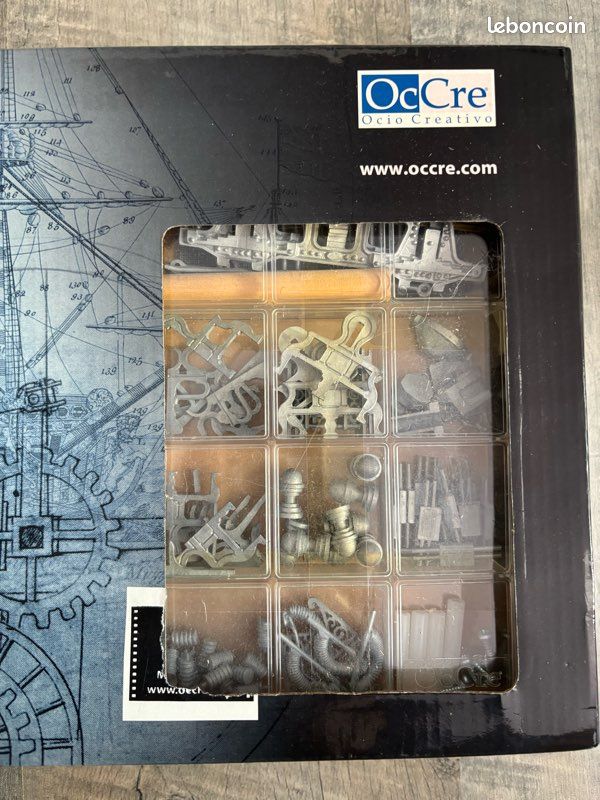 Maquette Voiture Costa Occre à L'échelle 1 – Kit Non Assemblé En Bois, Laiton Et Métal Blanc, NEUF