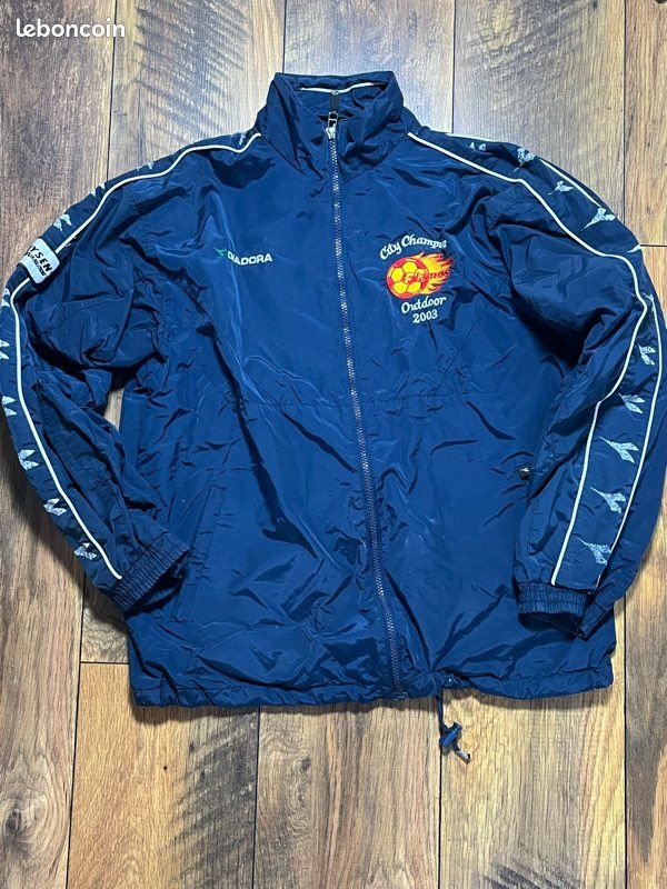 Veste D’entraînement Diadora Roda JC 2008-2010 – Blanc Taille XL
