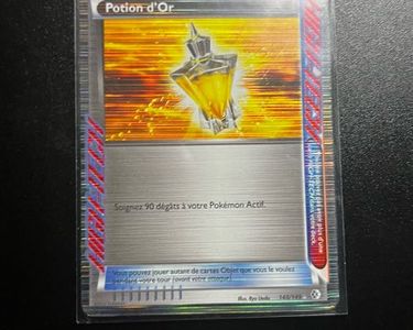 gold potion pokemon card Super Base Set 1999 Unlimited Print LP, 90/102 Trainer Rarity HYPER POTION - Poke Master