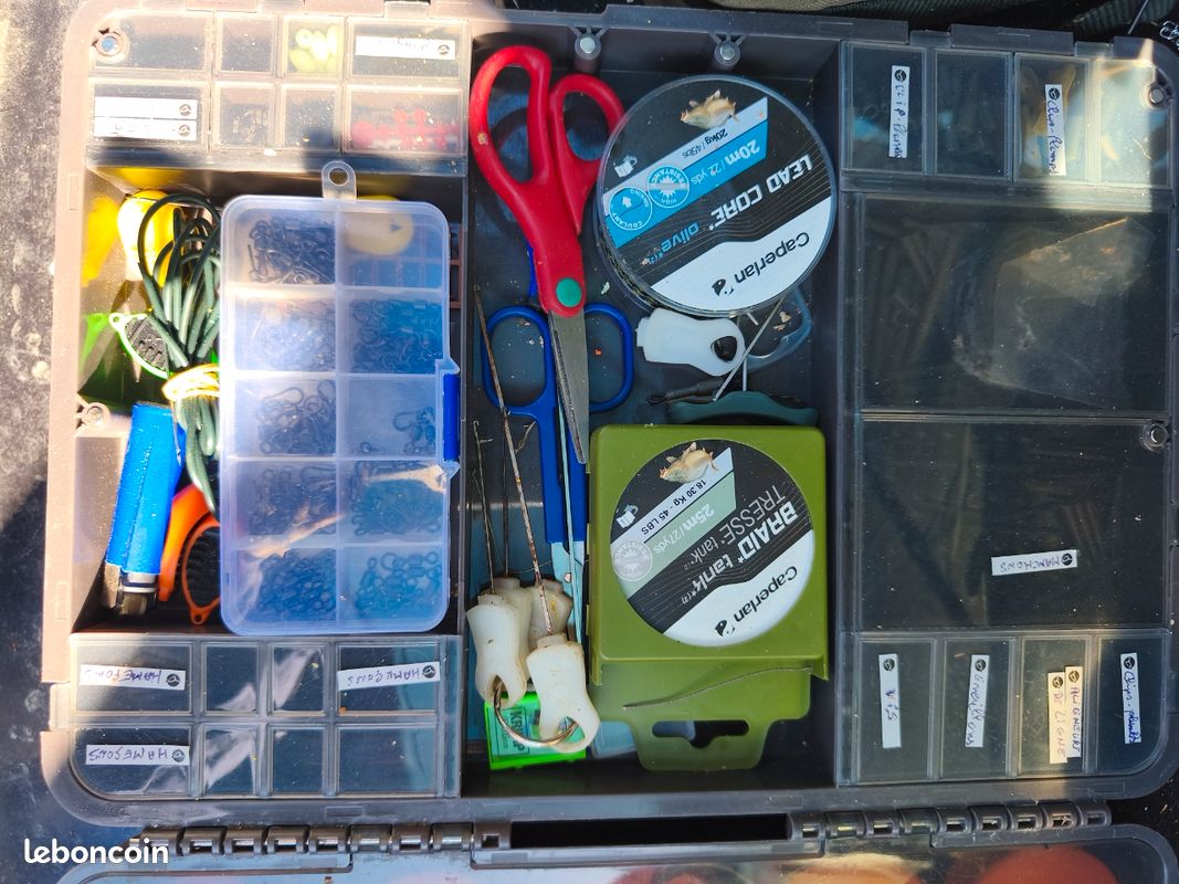 Ensemble d'outils aiguilles à appât dur trousses de pêche grossière