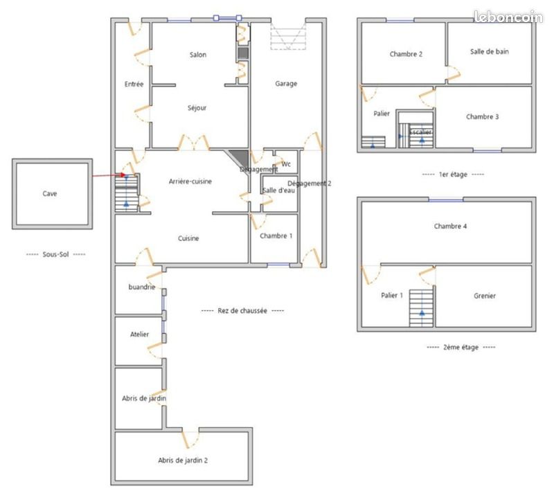 Maison de ville 10 pièces 163 m² (image 15)