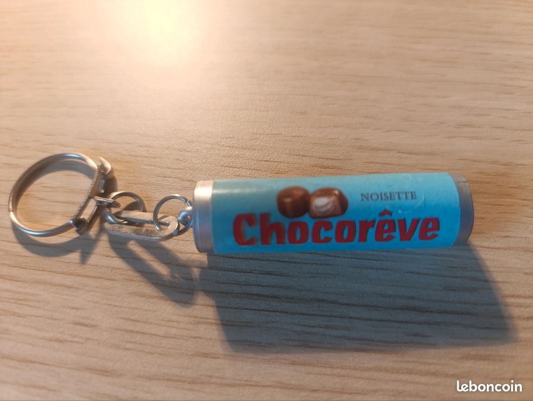 Ancien Porte-clés Publicitaire Chocoreve - Produits Alimentaires - Vintage