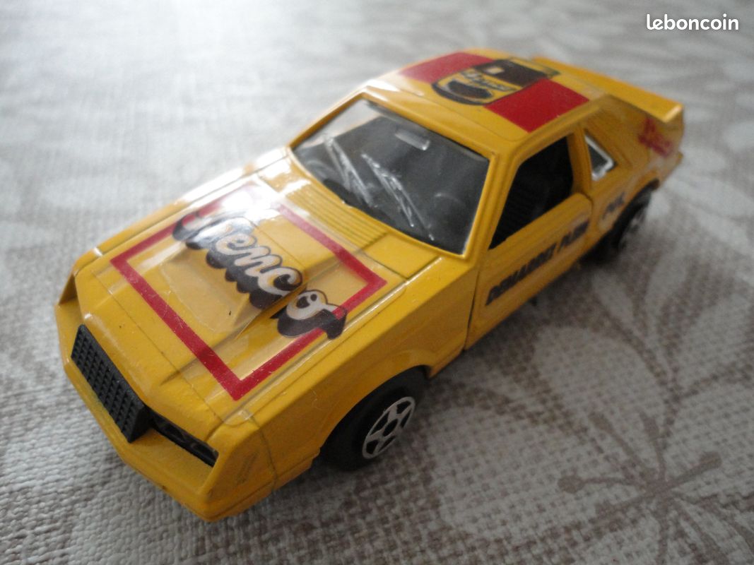 Norev Jet Car - Ford Mustang Jaune Publicité Benco - 1/43 - Miniature Collection