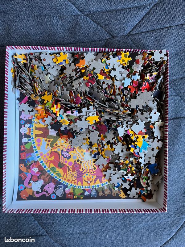 Puzzle EeBoo – Chats Au Travail – 1008 Pièces – 58 X 58 Cm – Carton Recyclé – Encre Végétale – Dès 8 Ans