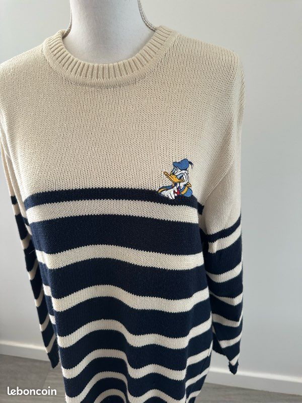 Pull en laine à trou femme : Achat occasion | Pulls (femme) Forever 21 Blanc Très bon état