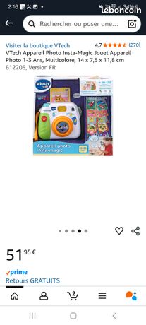 Vtech KidiStar Appareil Photo Magique - Comparer avec