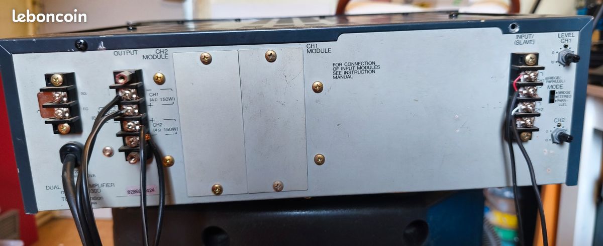Réparation d'un amplificateur de sono Expelec Pro 1000