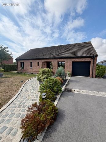 Maison individuelle 135m² habitable – Terrain 1 456 m² – Semi Plain-pied – Forest-en-Cambrésis