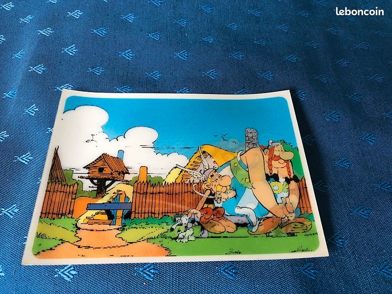 RARE 12 CARTES VIGNETTES BP 1972 ASTERIX - TBE - COMPLET