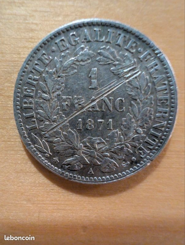 Lot piece de monnaie argent franc ceres (image 5)