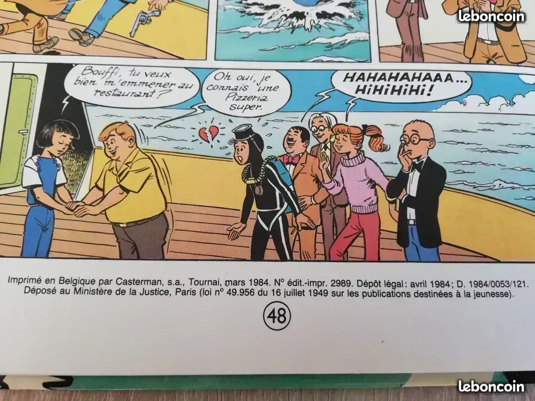 BD Les 4 As – Le Hold Up De La Big Bank – Édition Originale (EO) – État Correct