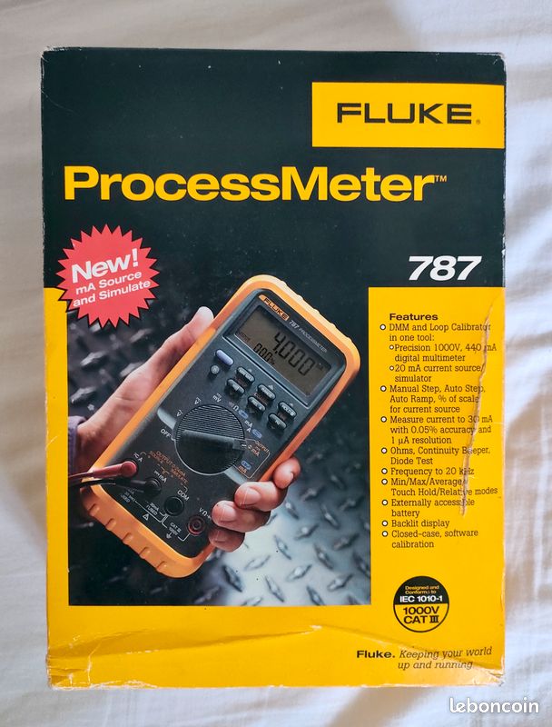 FLUKE 787 PROCESSMETER Multimètre et calibrateur de boucle (image 1)
