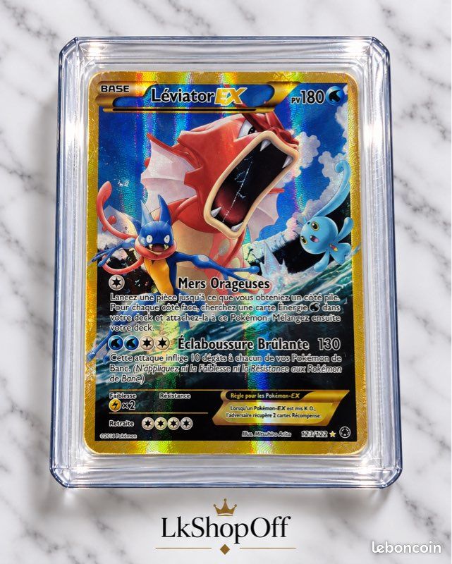 Carte Pokémon Léviator EX 123/122 - Rupture Turbo (image 1)