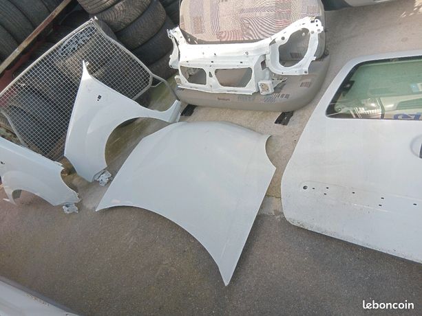 Portière Arrière Gauche Pour Renault Kangoo 1 Phase 2 - Modèle Diesel 2007 - Blanc